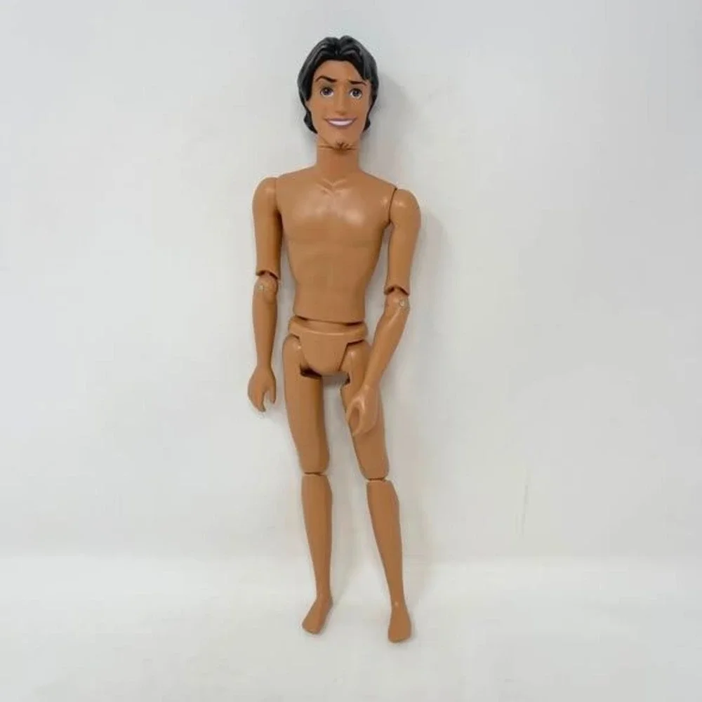 Mattel Disney Tangled Flynn Rider Fashion Doll Articulated Nude Hair Goatee